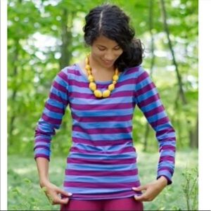 Matilda Jane Character Counts Striped Long Sleeve Top Medium